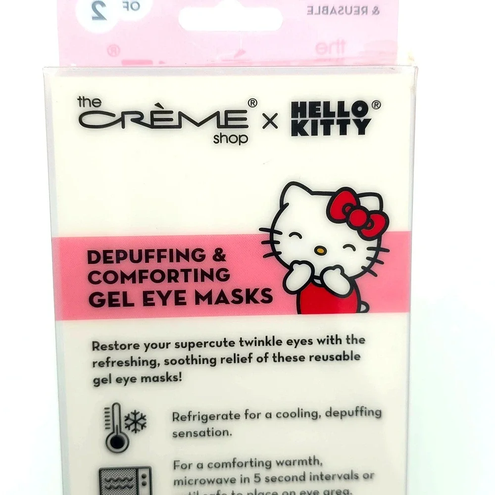The Creme Shop Hello Kitty Gel Eye Masks Depuffing Comforting NWT